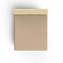Fitted sheet Cotton Beige 100cm x 200cm 1