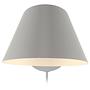 Stay Wandleuchte Aluminium PVC 1-flammig 4
