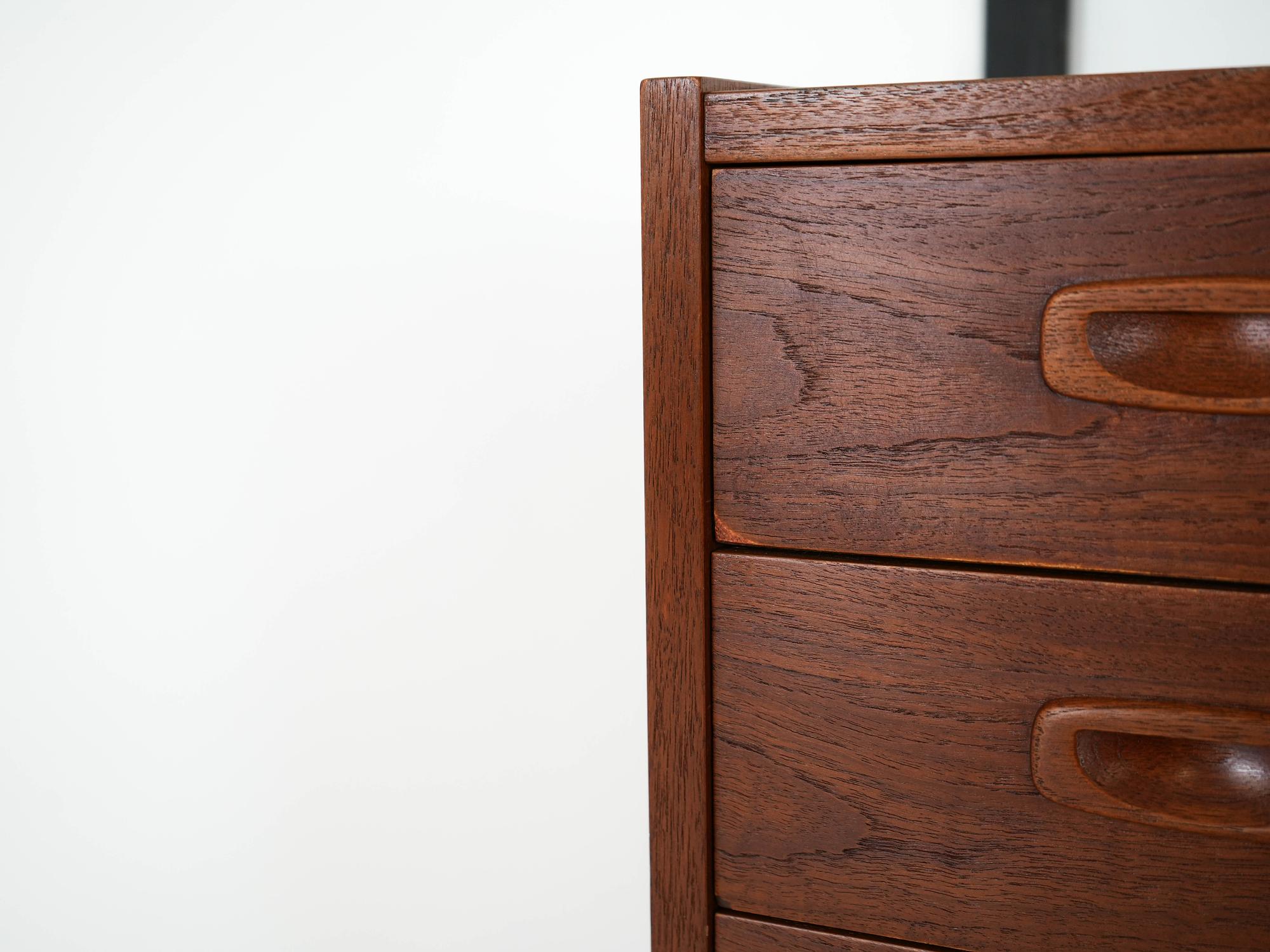 Teak wall unit PS System Brown 1960s 12