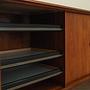 Teak sideboard brown 1970s 11