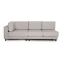 Pyllow Sofa 3-Sitzer Webstoff Grau 0