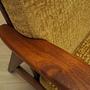 Armchair Teak Yellow 1970s 9