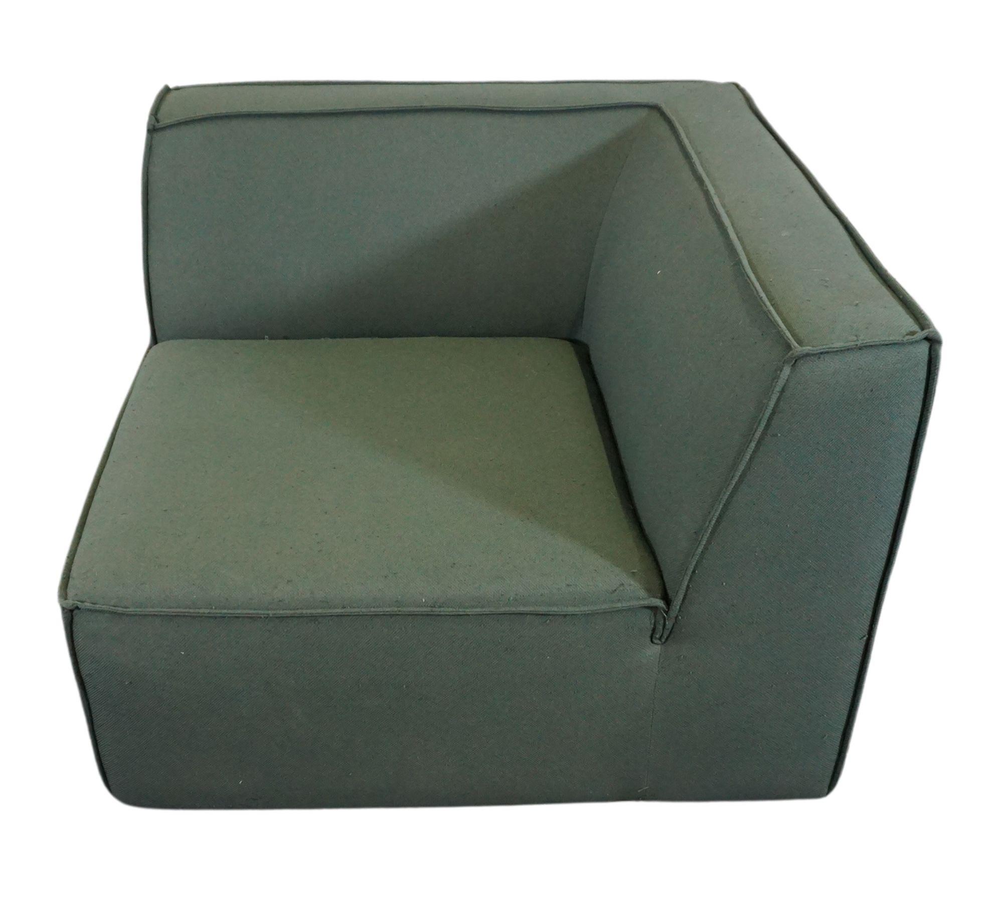 Dane 1 posto modulo angolare destro Cura Dark Green 4