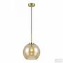 Pendant light Zevro 1-light colored glass iron 3