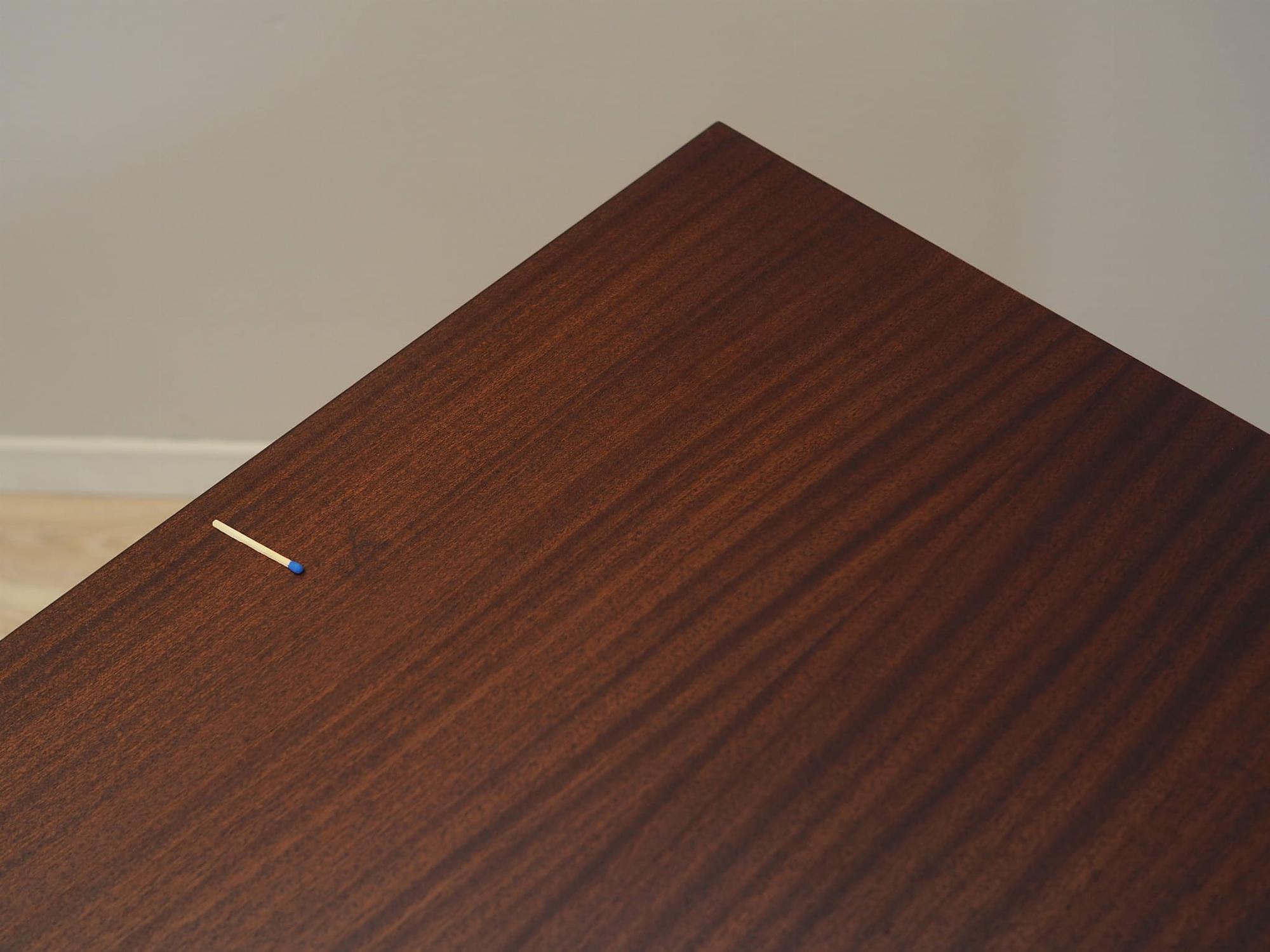 Vintage Kommode Mahagoniholz Braun 1970er Jahre 10