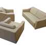 Modell 350 Sofaset Leder Beige 2