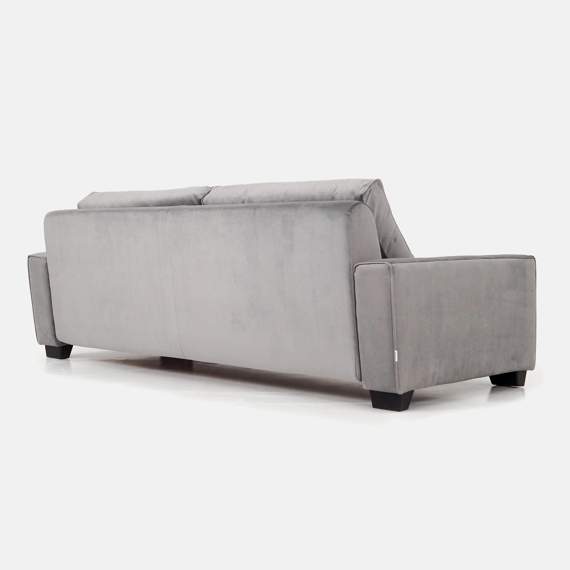 REJKIAVIK Sofa 3-Sitzer Velour Silber 8