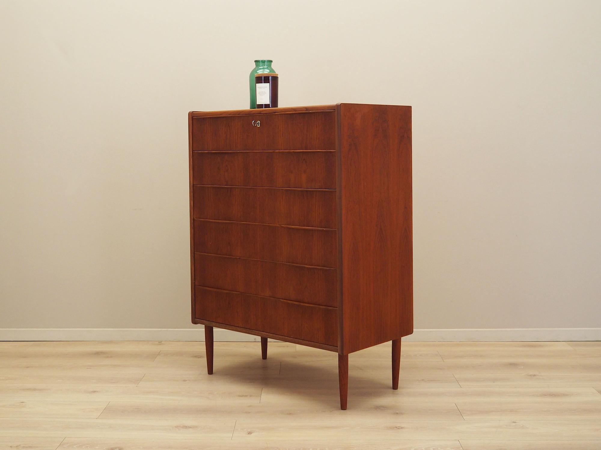 Chest of drawers Teak wood 1970s 2