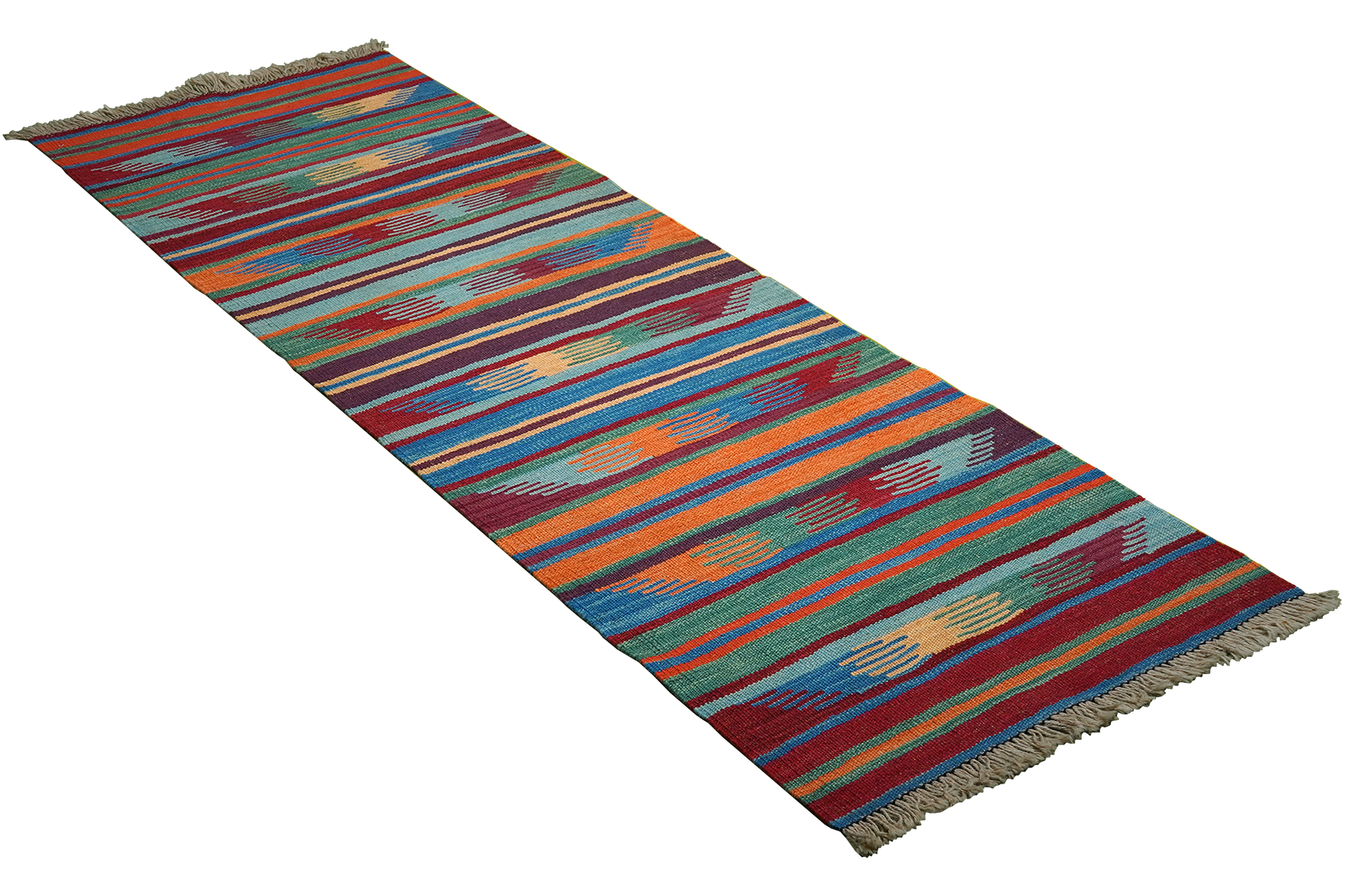 Kilim Gashgai Teppich Mehrfarbig 2