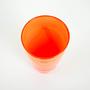 Glass vase 1970s Orange 5