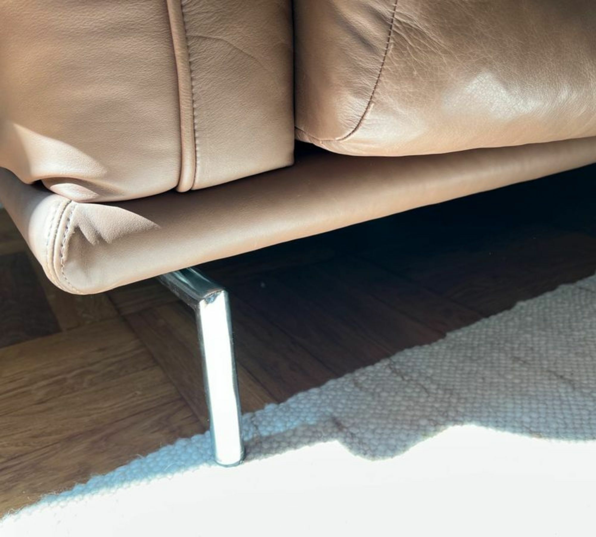 Denver Sofa 2-Sitzer Leder Braun 6