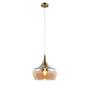 Pendelleuchte Arola Glas / Eisen 1-flammig Champagner 3