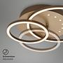 LED-Deckenleuchte Arruda Rund Aluminium Gold 4