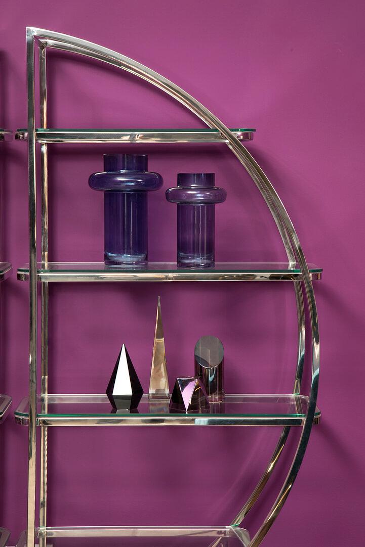 Cabrina Large Glass Vase Blue 3