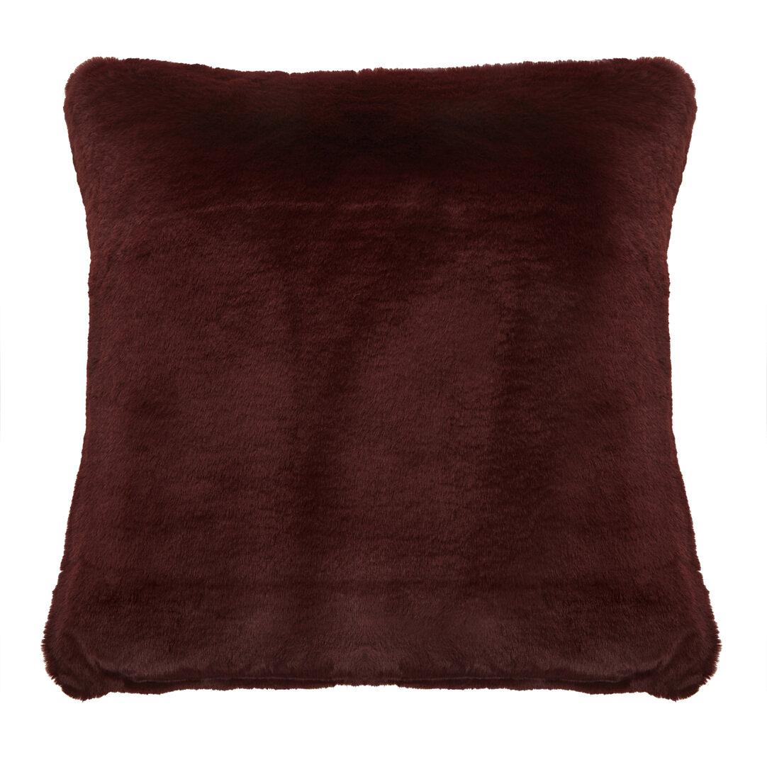 Bosie Lamina Rotwein Quadratisches Kissen
 1