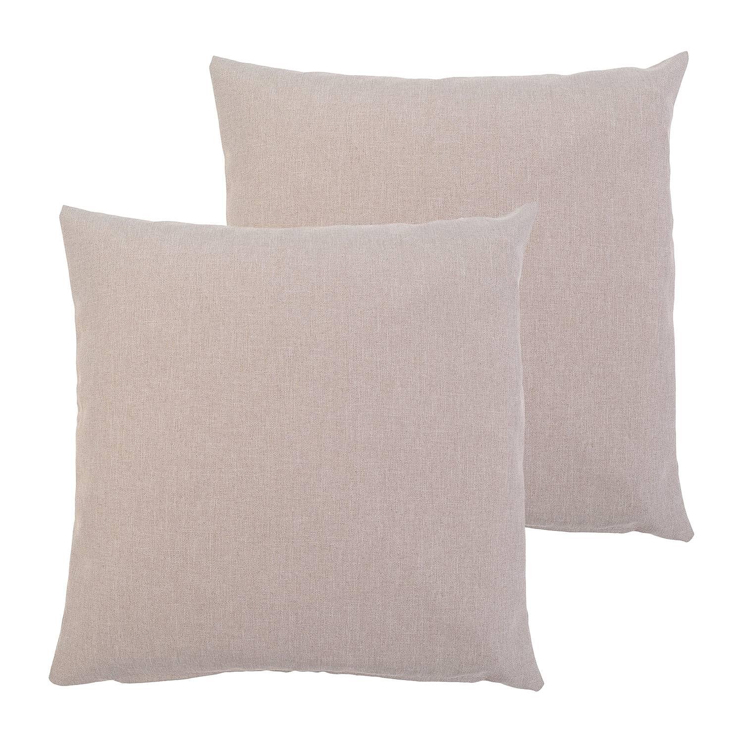 2x Milan cushion cover synthetic fiber Sahara 50 x 50 cm 0