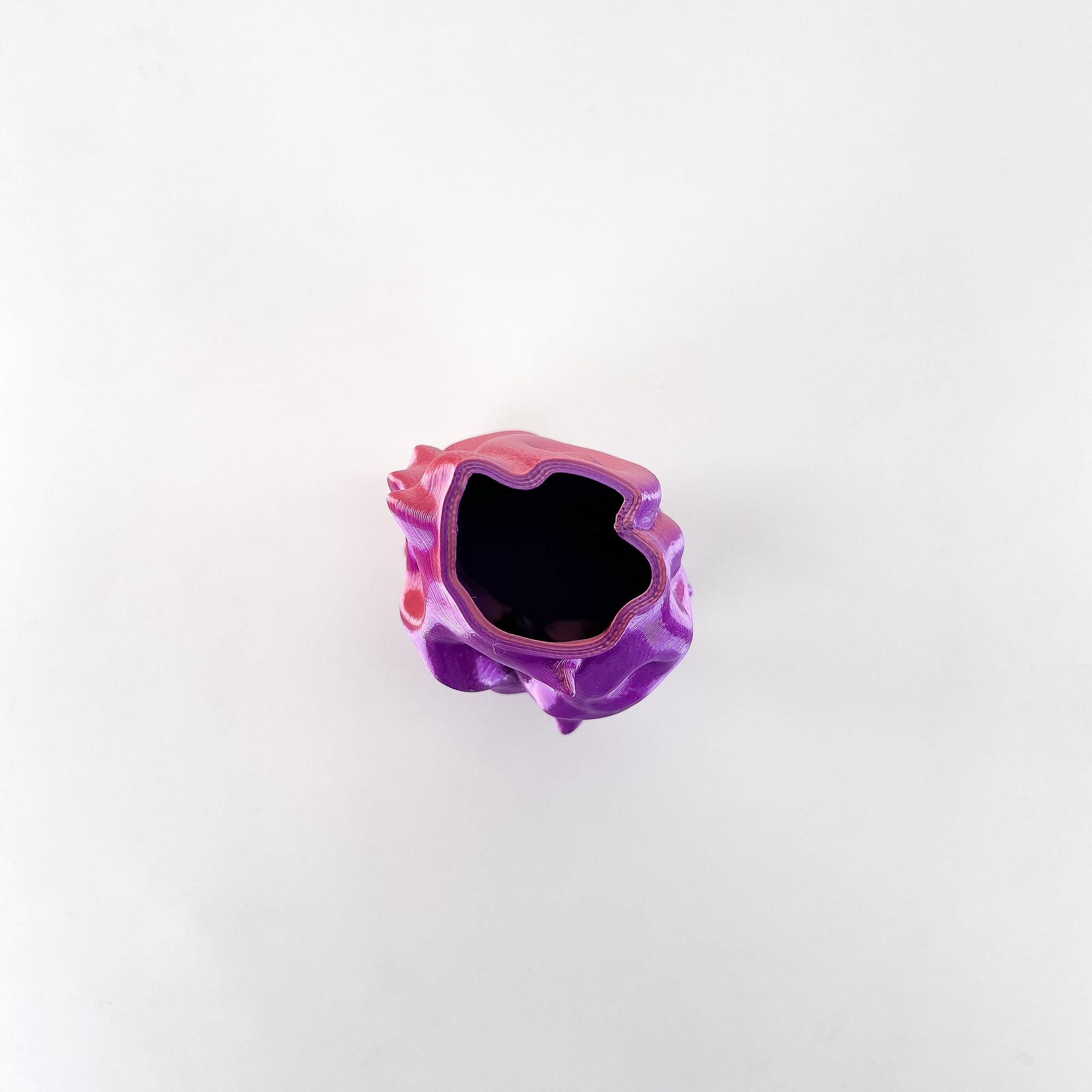 1130-1 Organic Angel Vase Medium Lila Pink 1