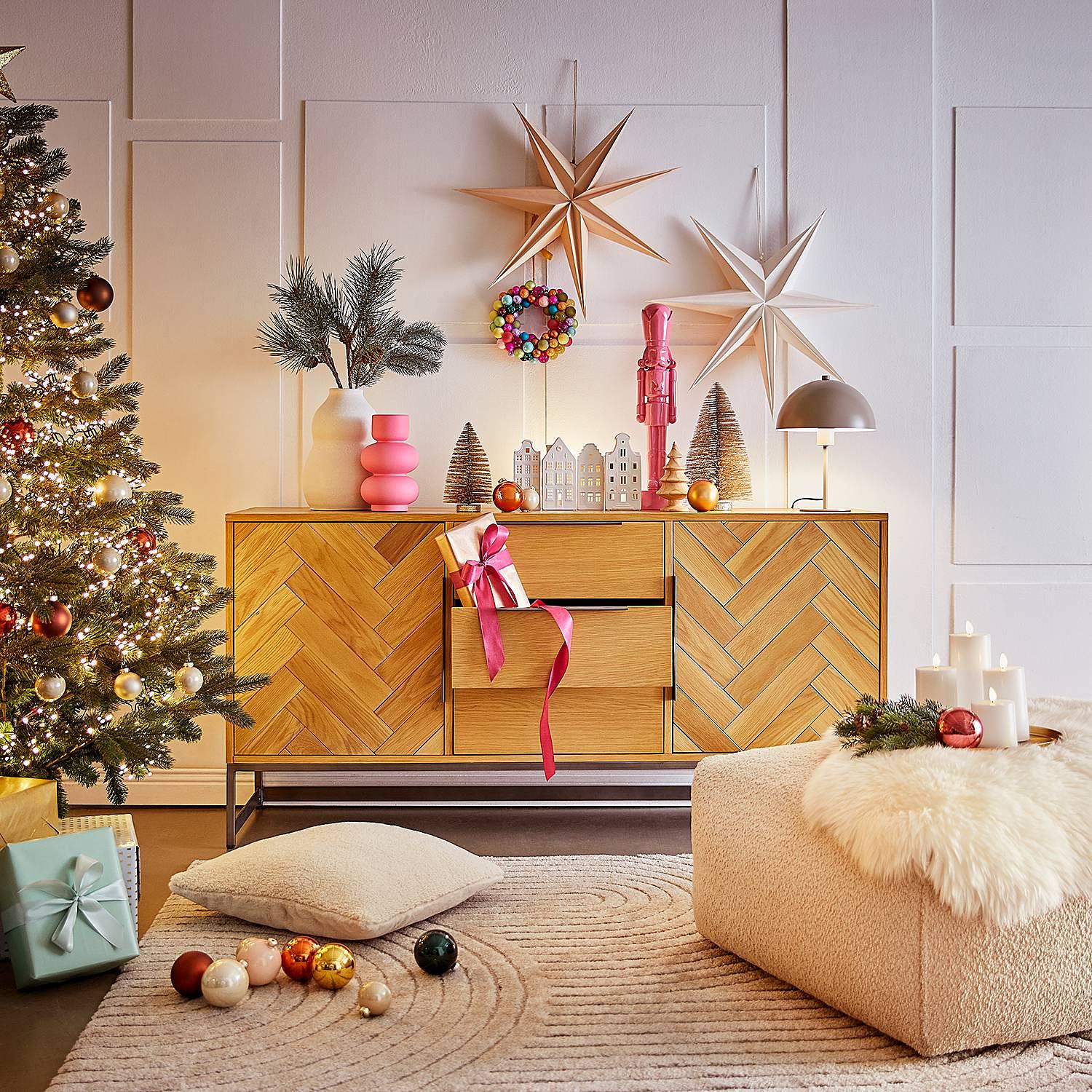 Nordic Light LED-Candles Set of 3 Wax White 4