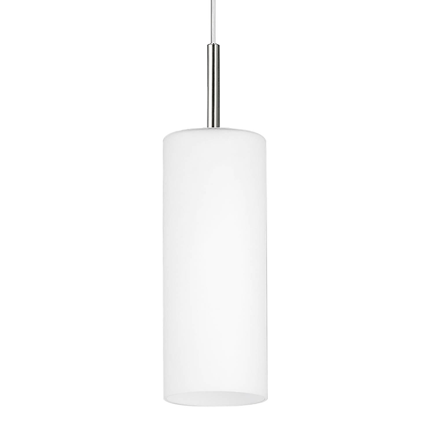 Troy Elegance I Pendelleuchte Glas Stahl 1-flammig 0