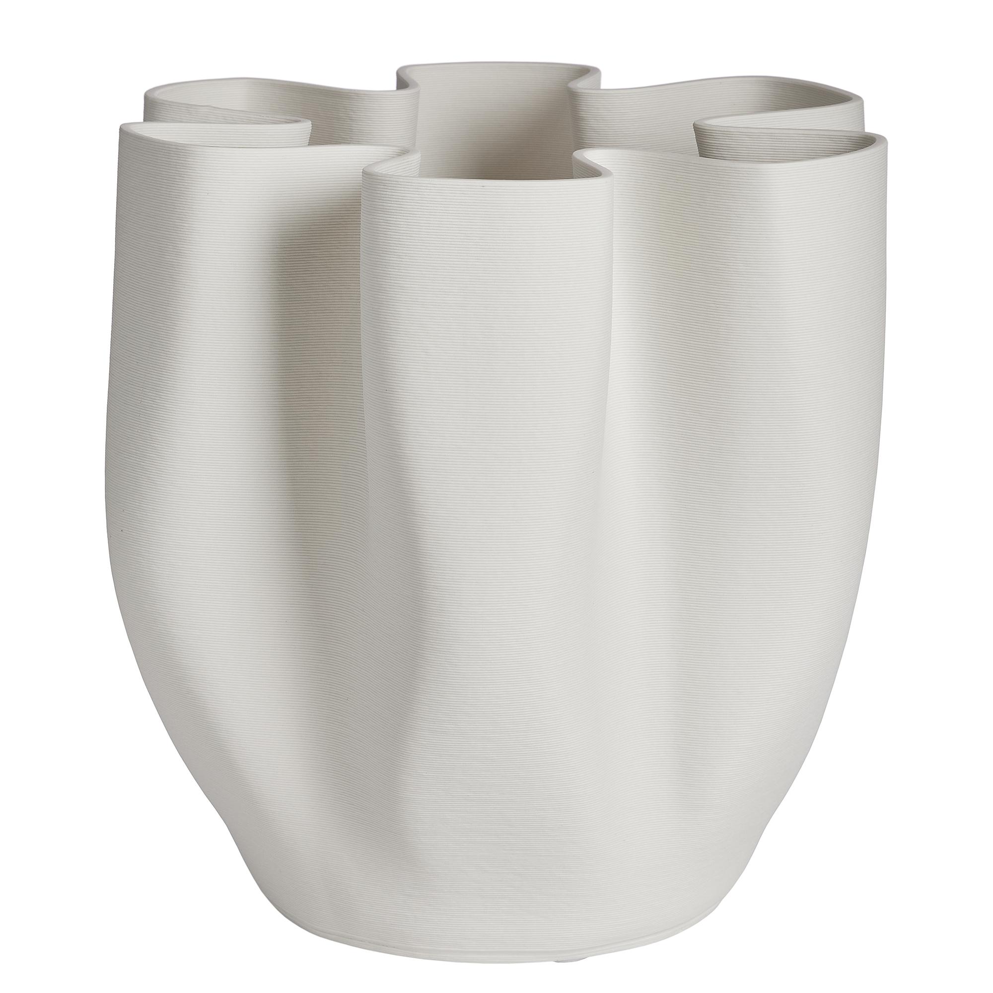 Vase VISION 3D Porzellan Weiß 0