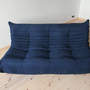 Togo Sofa 3-Sitzer Textil Marineblau 2