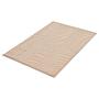 Zigzag Badteppich Sand 60 x 90 cm 0