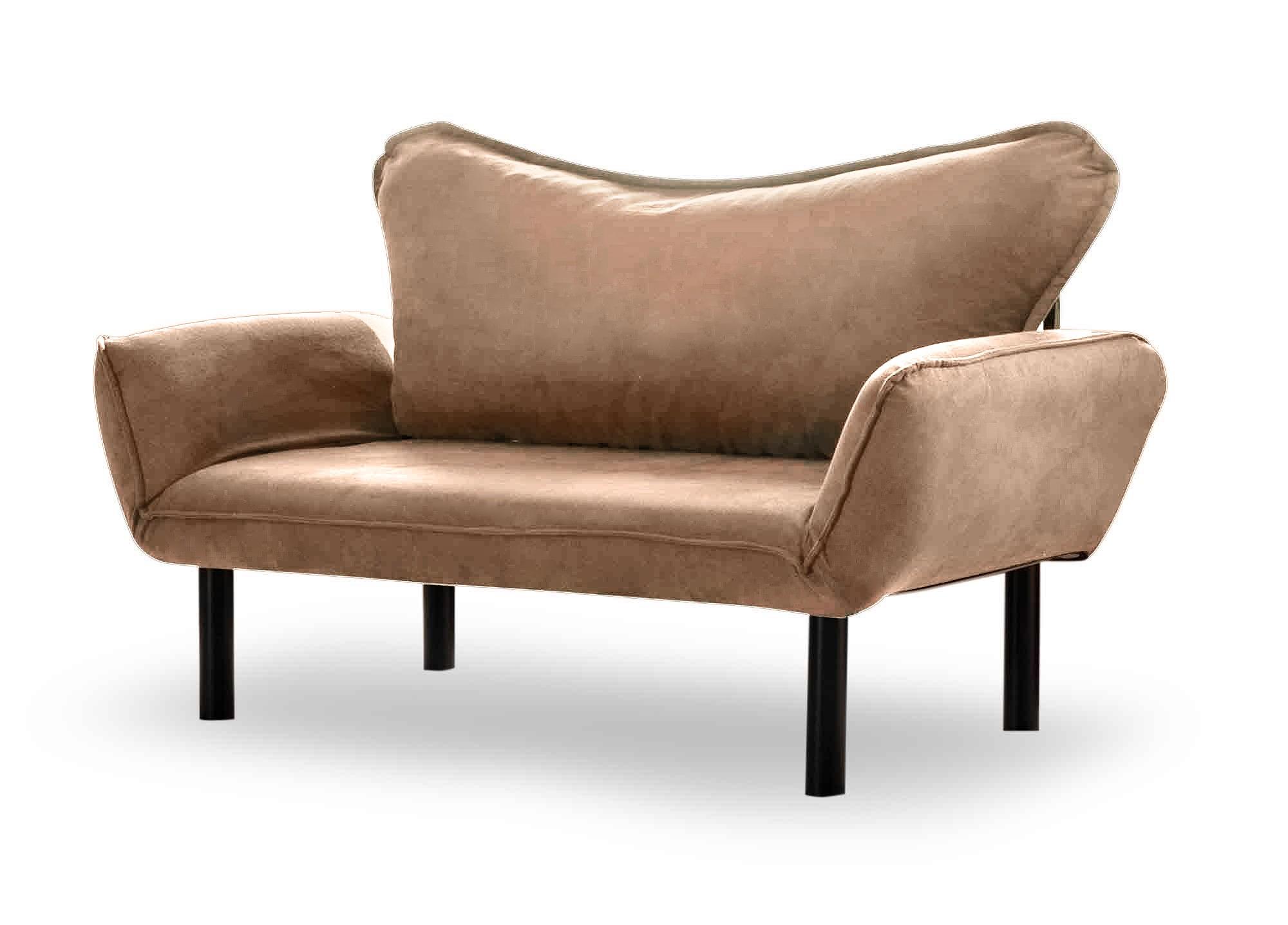 Chatto Sofa Bed 2-Seater Light Brown 6