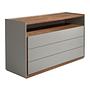 Kommode Holz Grau 0