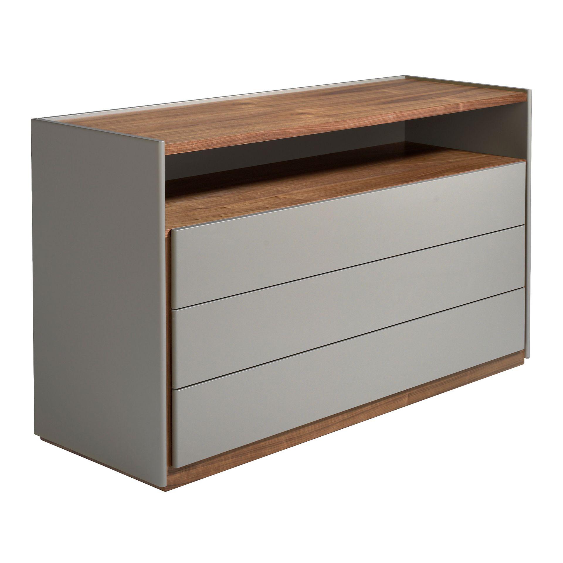 Kommode Holz Grau 0