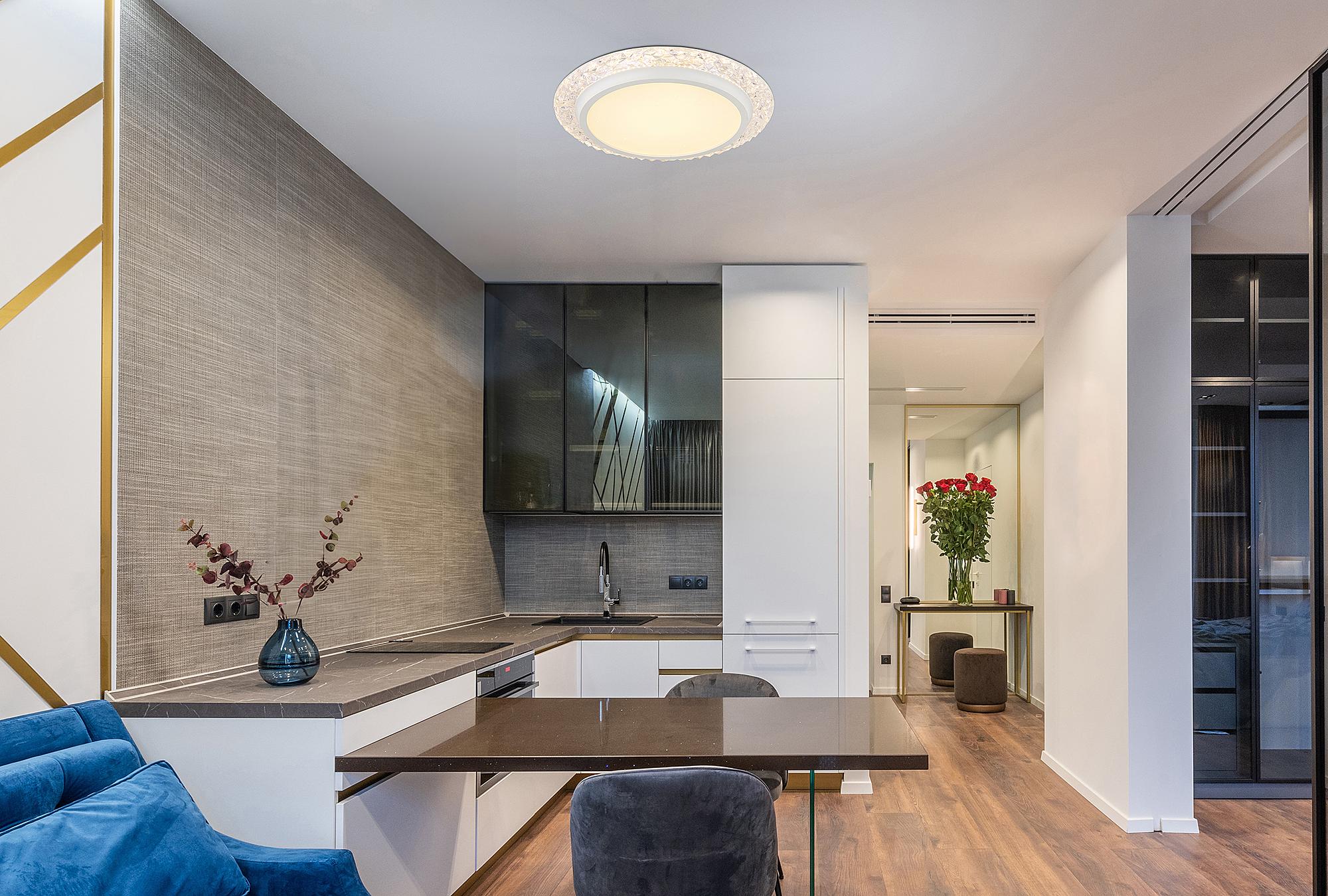 1-Light Abigail LED Ceiling Light Acrylic Glass Iron  2