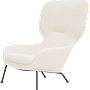 Sessel & Fußhocker Dublin Auckland Boucle 1