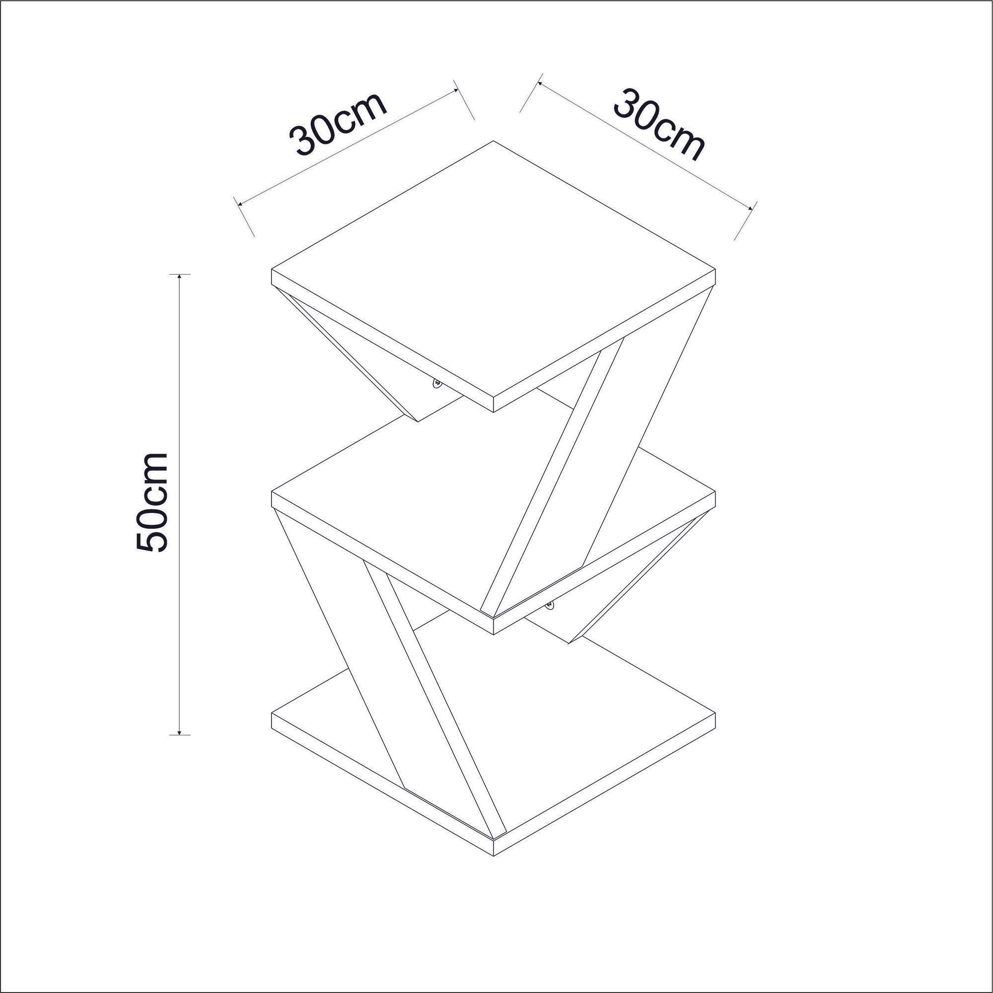 Albeni Tavolino Impiallacciatura di legno Sapphire 9