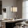 Pendant light SCOTTO 1-light linen iron 3