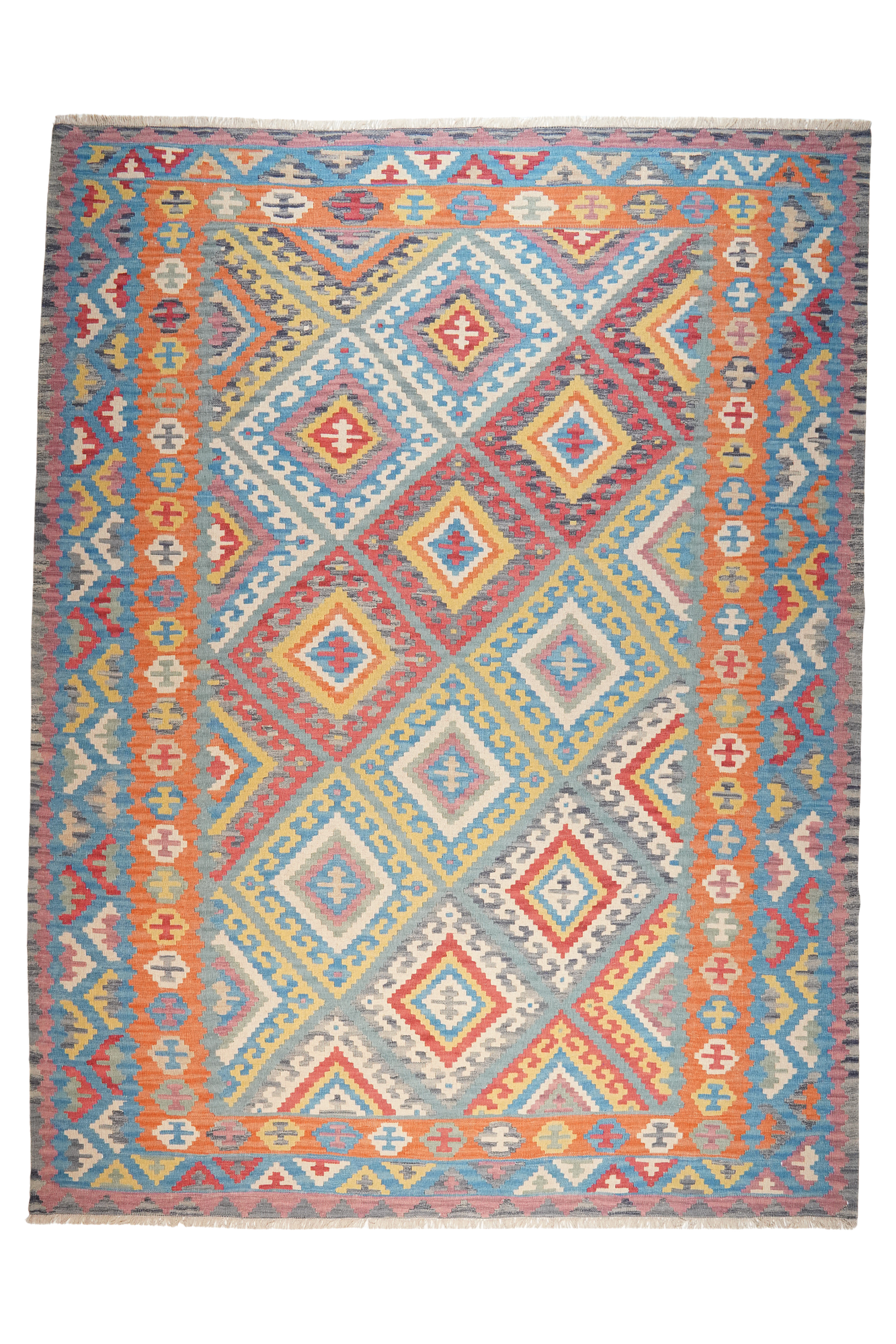 Kilim Gashgai Teppich Mehrfarbig 4