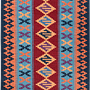 Kilim Gashgai Teppich Mehrfarbig 0