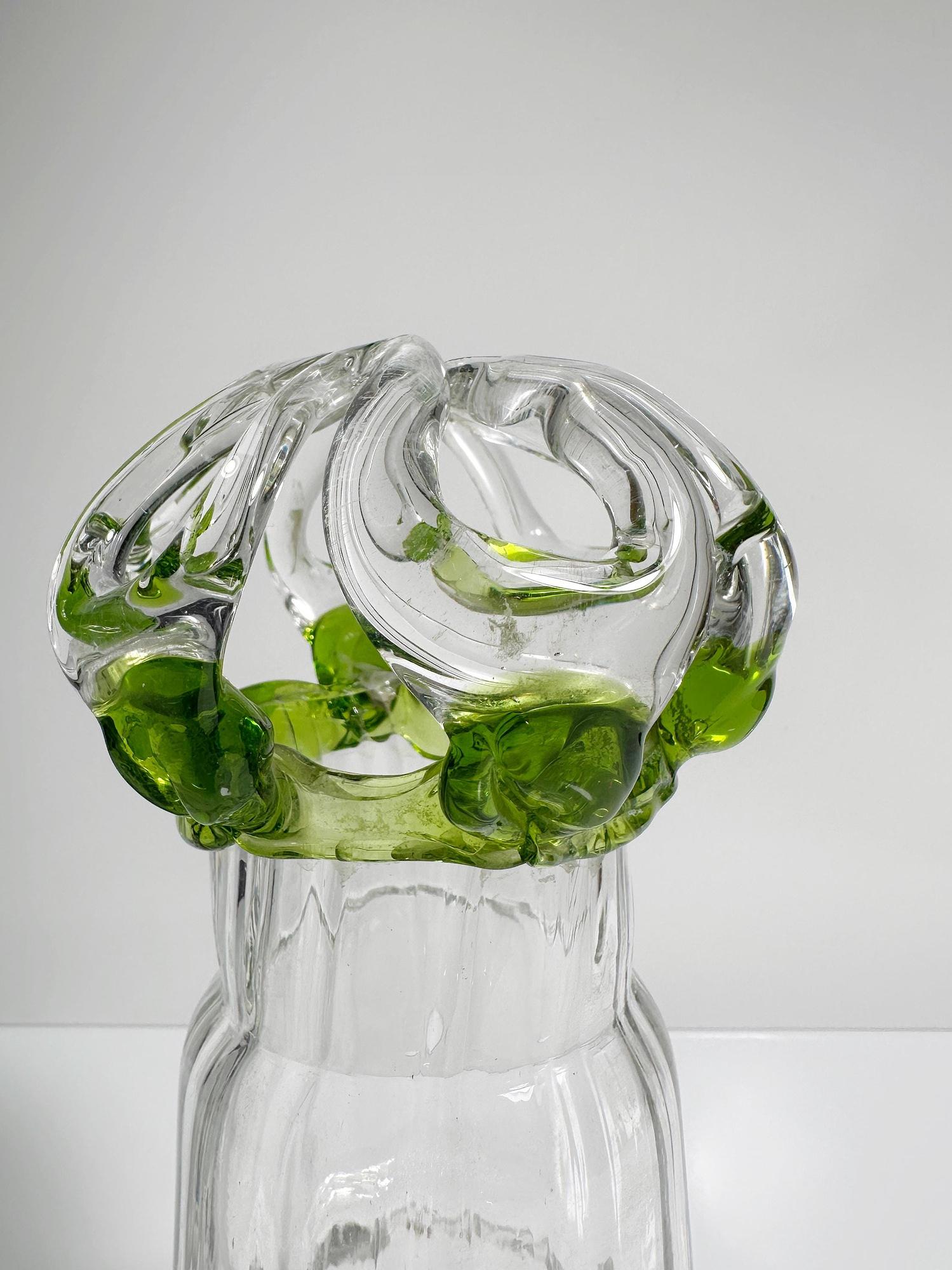 Vintage Art Nouveau Vase Murano Glass 1900s 4