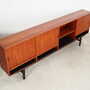 Vintage Sideboard Teakholz Braun 1970er Jahre 7