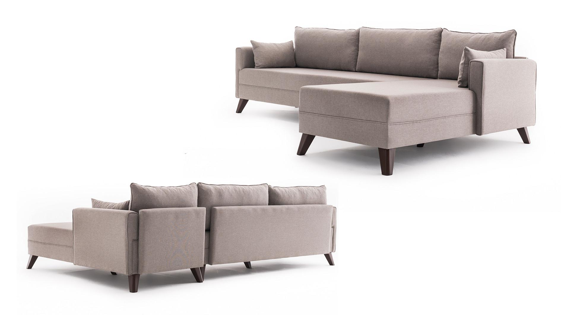 Bella Sofa Récamiere Rechts Creme 5