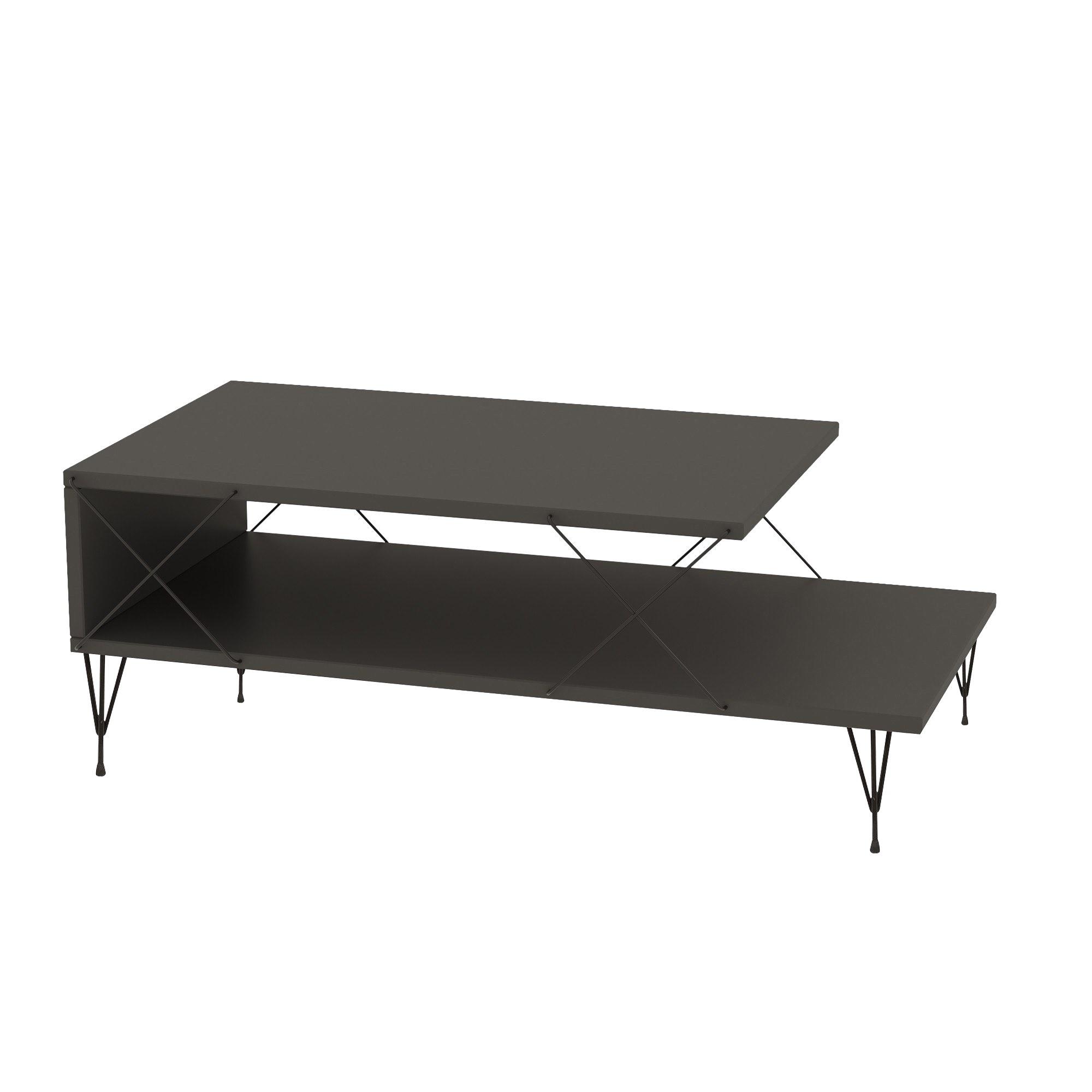Loire coffee table wood veneer anthracite 0