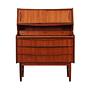 Secretary Teak wood 1970s 0