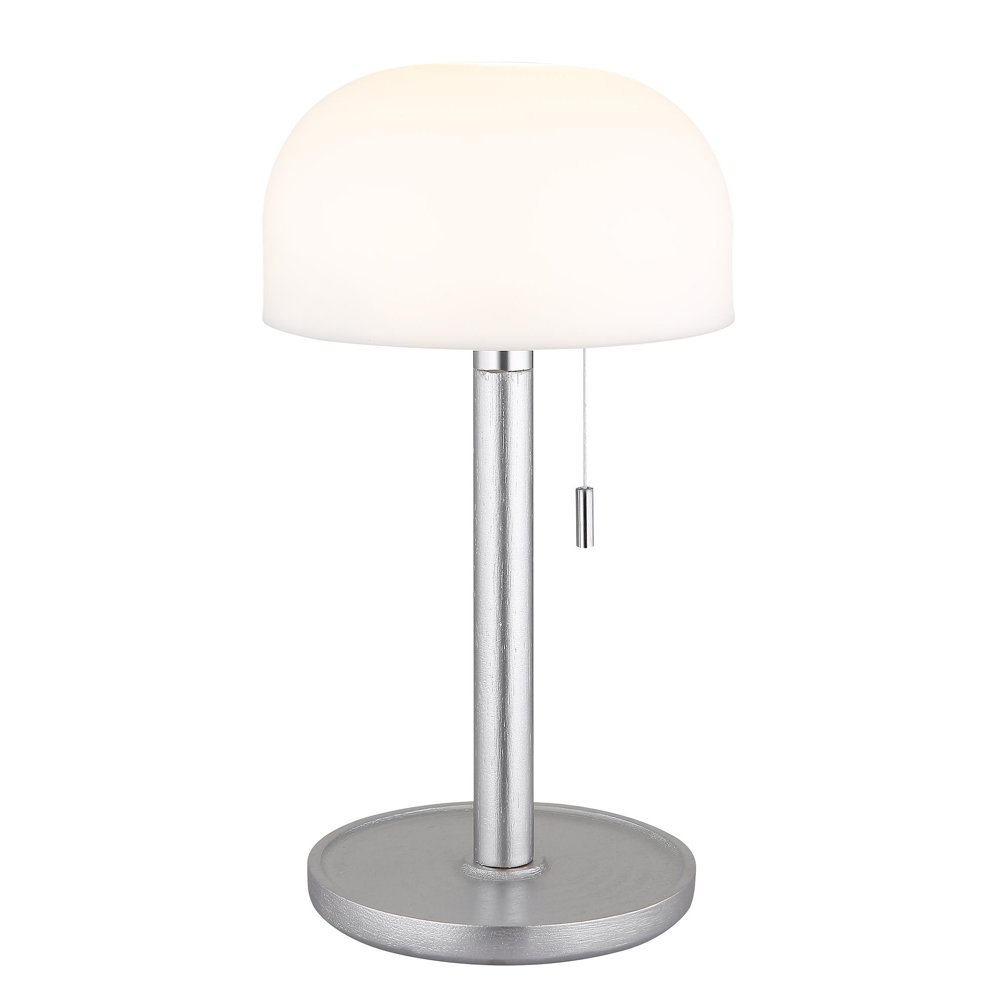 Norman LED-Tischleuchte Acrylglas Bambus 1-flammig 0