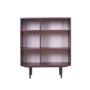 Vintage Bookshelf Mahogany Brown 1960s 0