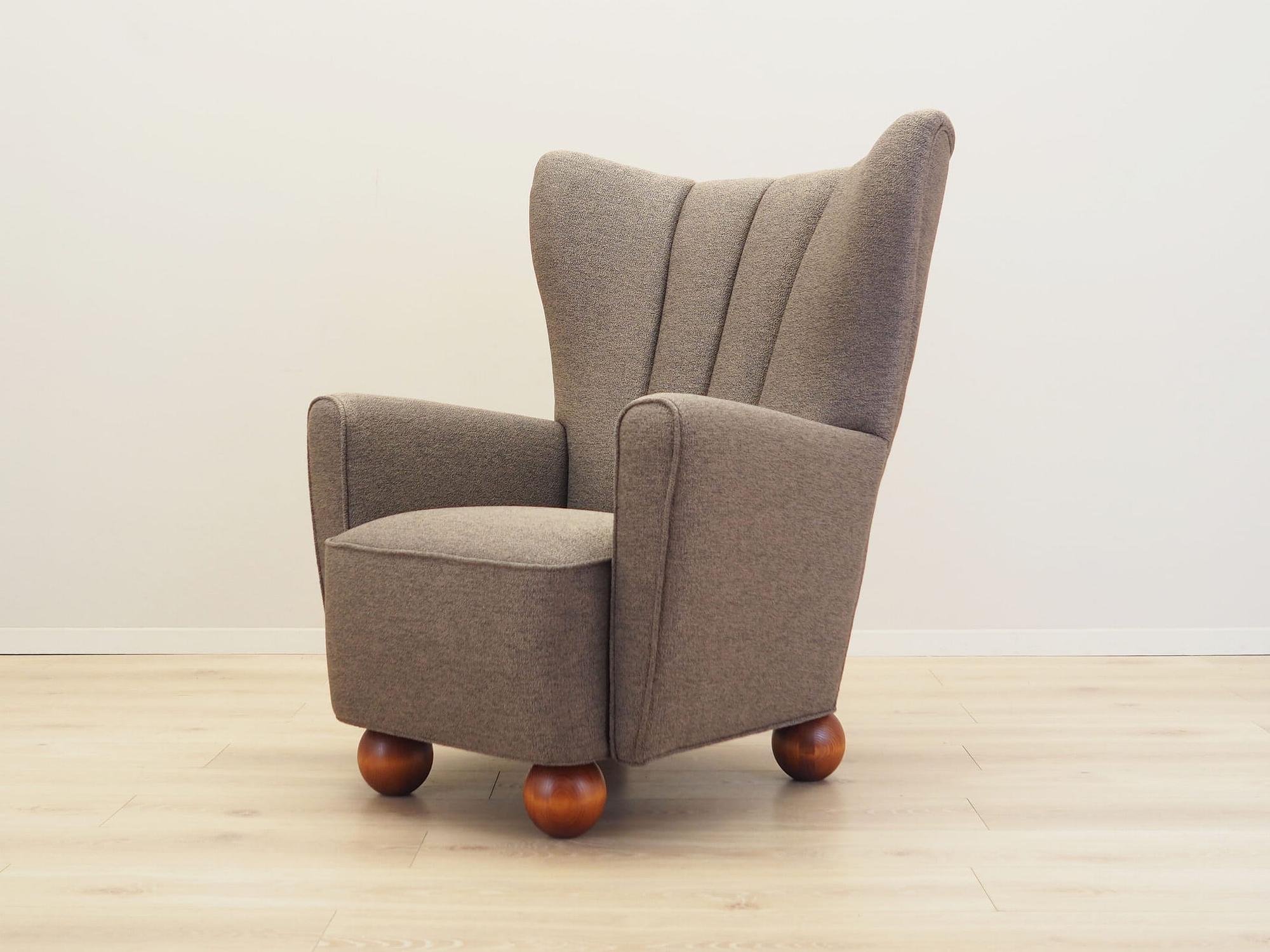Armchair Textile Brown 3