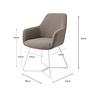 Hiroo Dining Chair Foggy Fusion 4