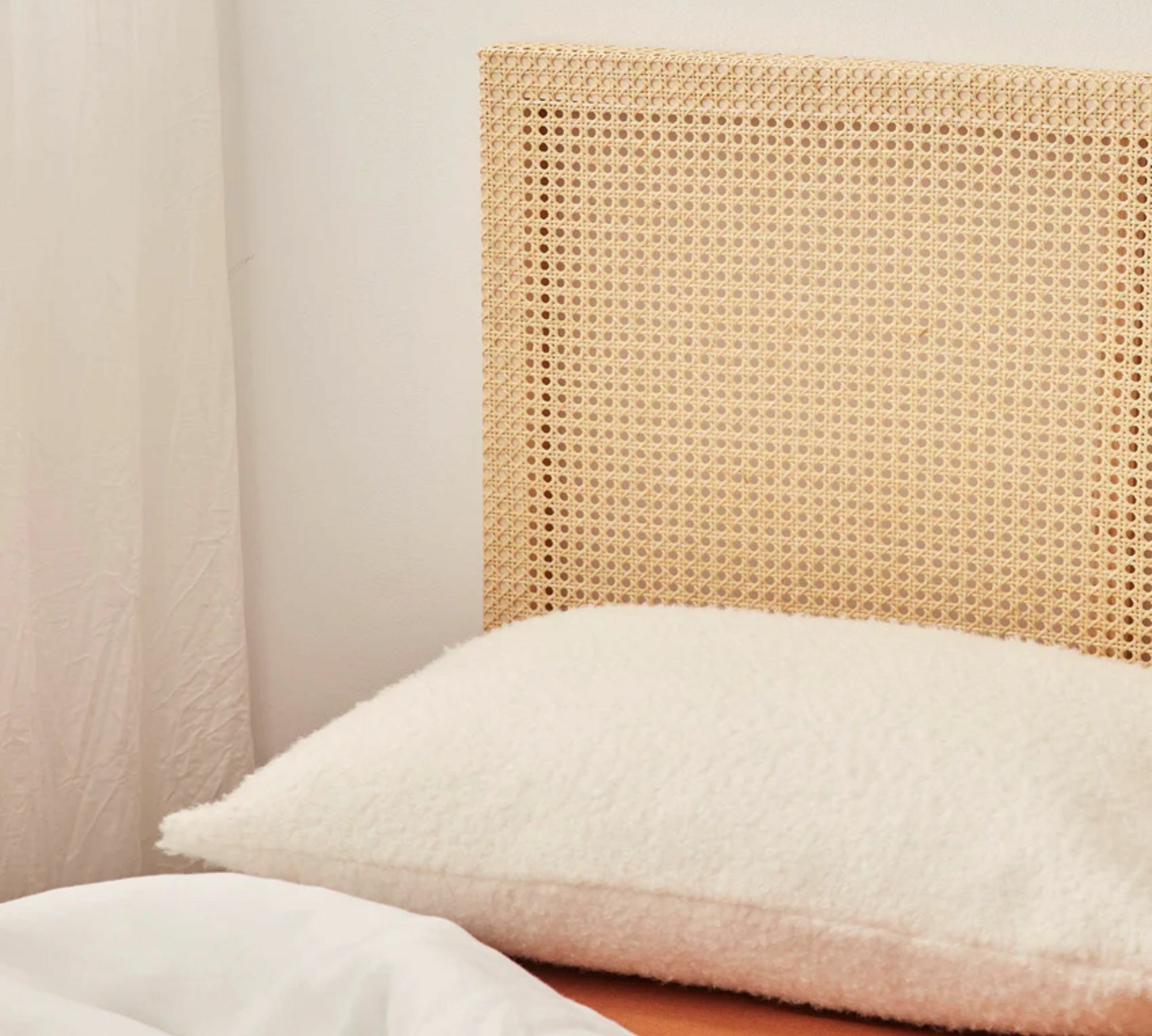 Nathe Bettkopfteil Rattan Hellbraun 4