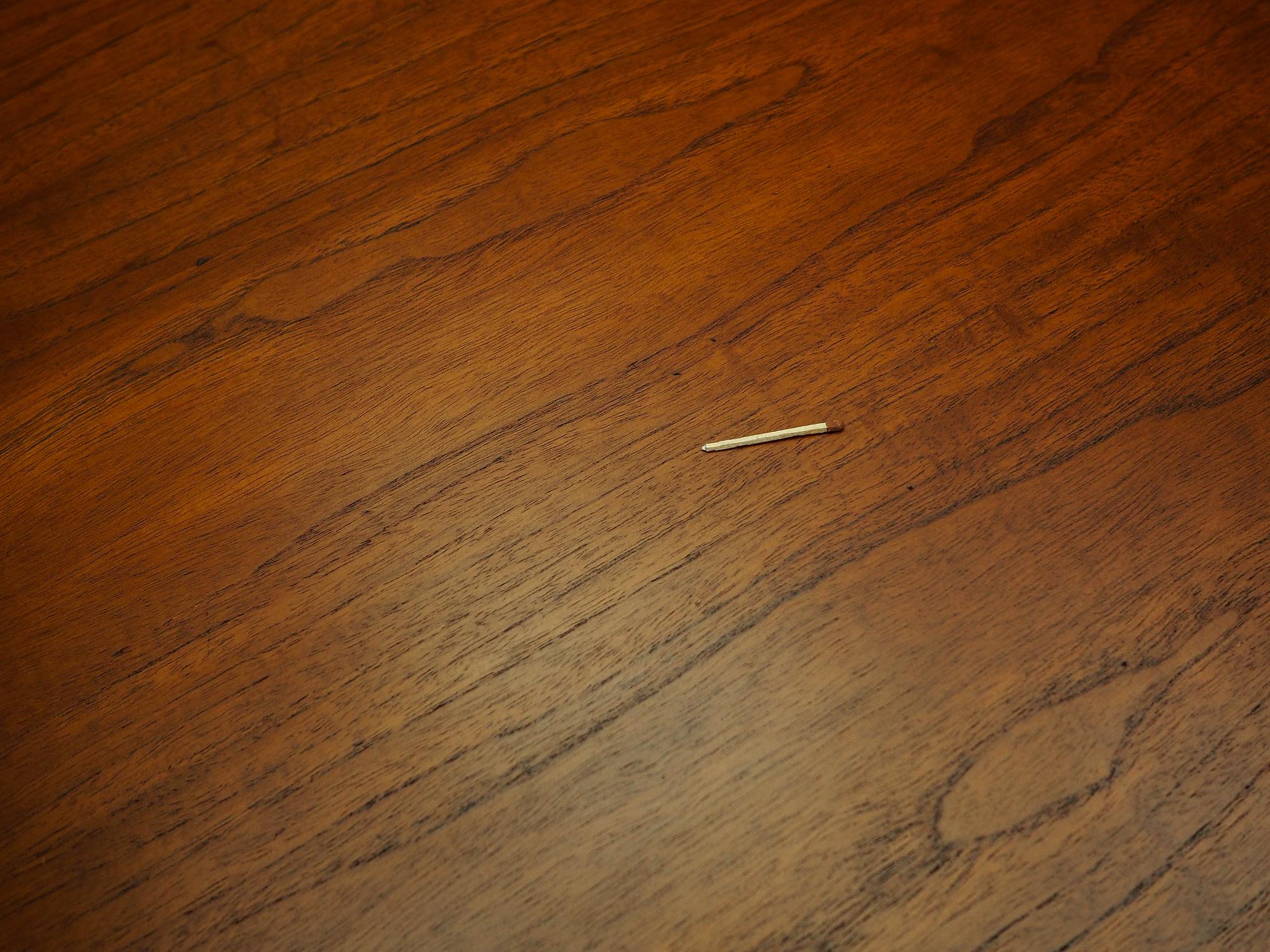 Desk Teak wood Brown 60s 12