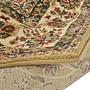 Hamadan Kurzflorteppich Beige 80 x 150 cm 3