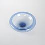 Blaue Glasschale 1960er Jahre 3