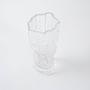 Ice glass vase 1970s 4