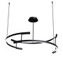 Line Pendant Light Black Ø 83cm 0